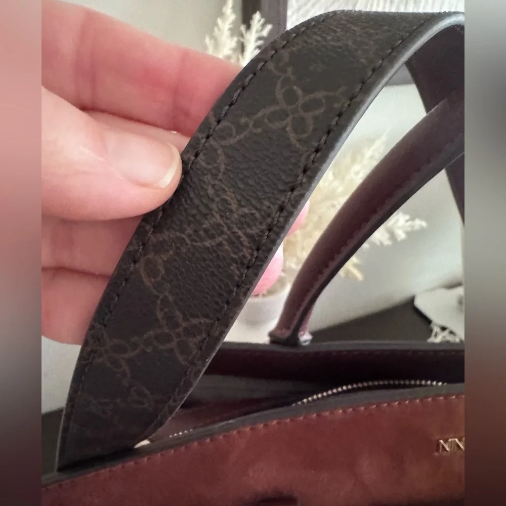 NINE WEST BROWN PURSE. NWOT - Picture 3 of 9